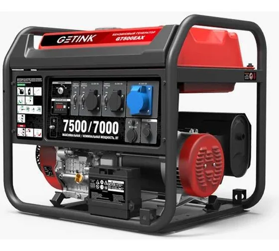 Бензиновый генератор GETINK G7500EAX