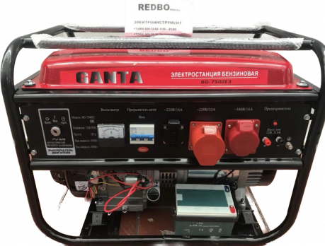 Бензиновый генератор HUNTER BG 7500E-3